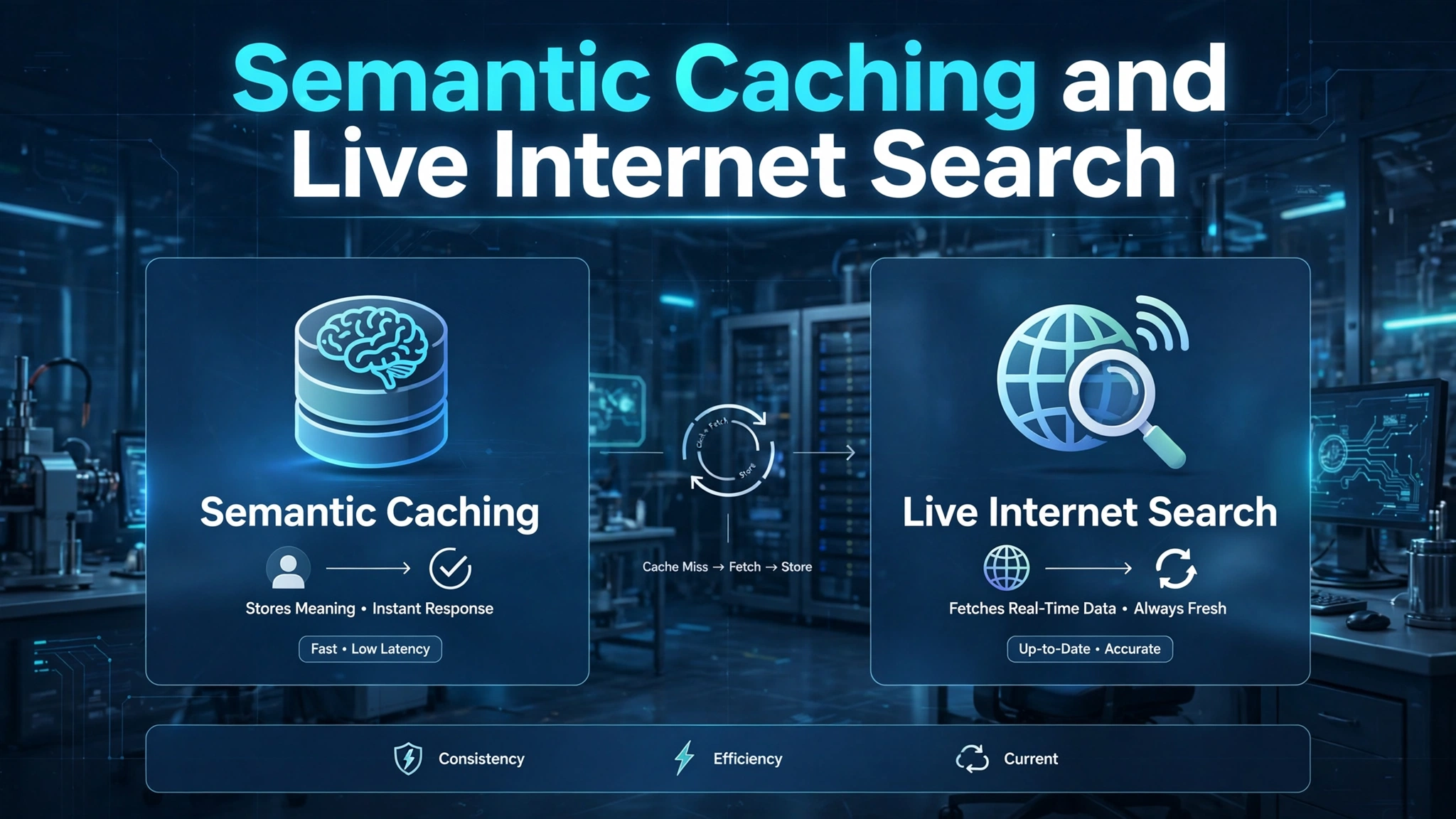 Semantic Caching and Live Internet Search: When Should AI Remember an Answer, and When Should It Search Again?