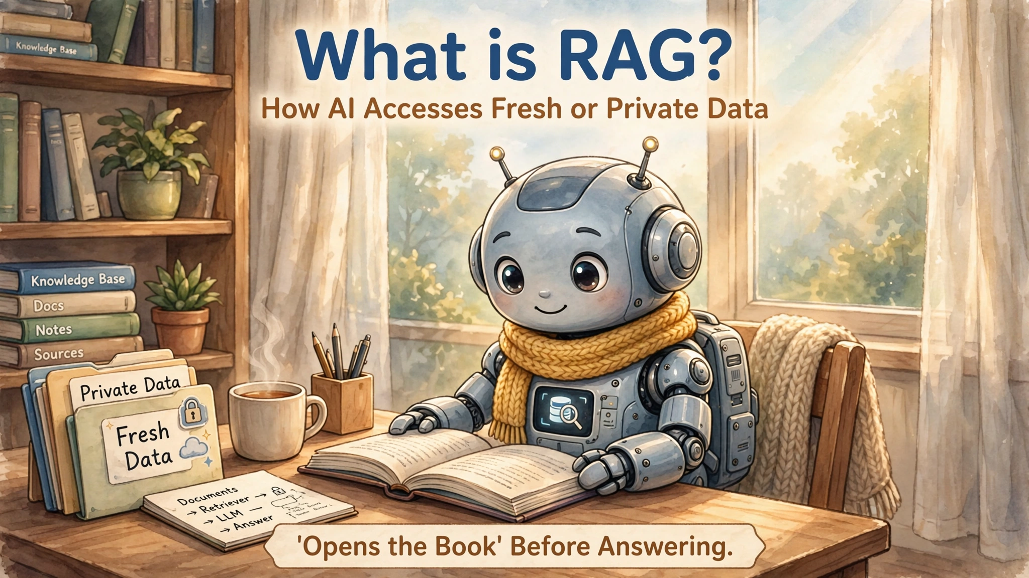 What is RAG? How AI Accesses Fresh or Private Data and 'Opens the Book' Before Answering
